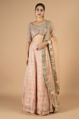 Peach Line  Lehenga3901 video